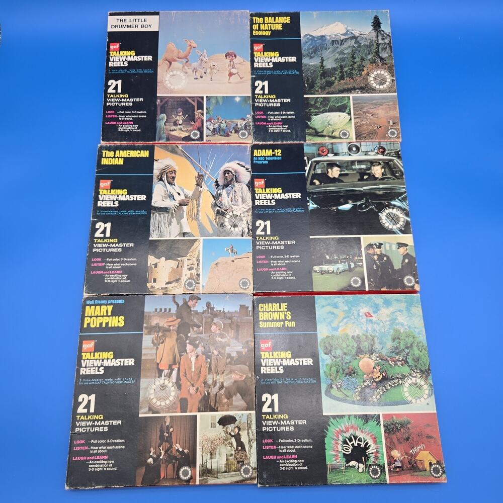 Talking View-Master Reels Set - Blue - View-Master Brand